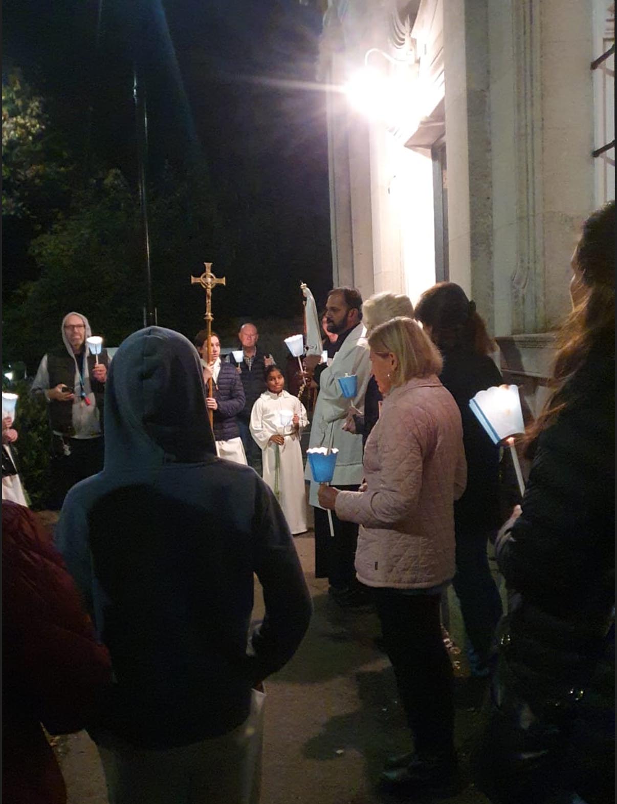 Parish community at Our Lady of Sorrows, Eton